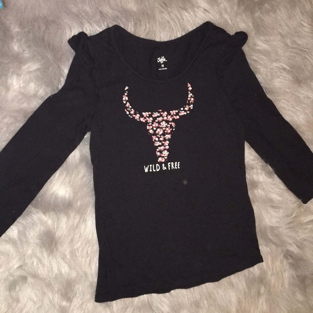 Black Shirt with Wild & Free on it!